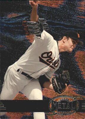 Mike Mussina #6 Baseball Cards 1997 Metal Universe