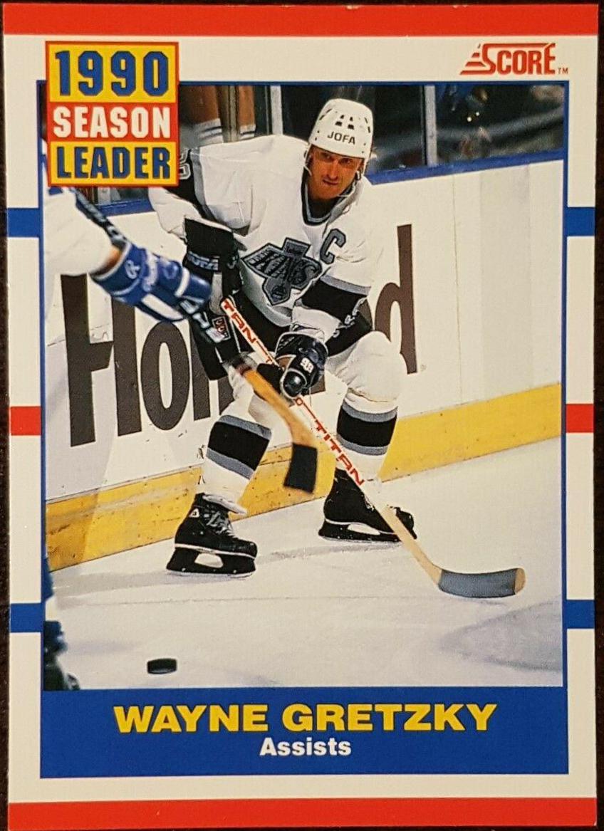Wayne Gretzky #352 Hockey Cards 1990 Score Canadian