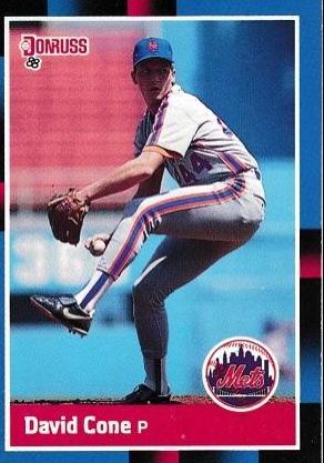 David Cone #653 Baseball Cards 1988 Donruss