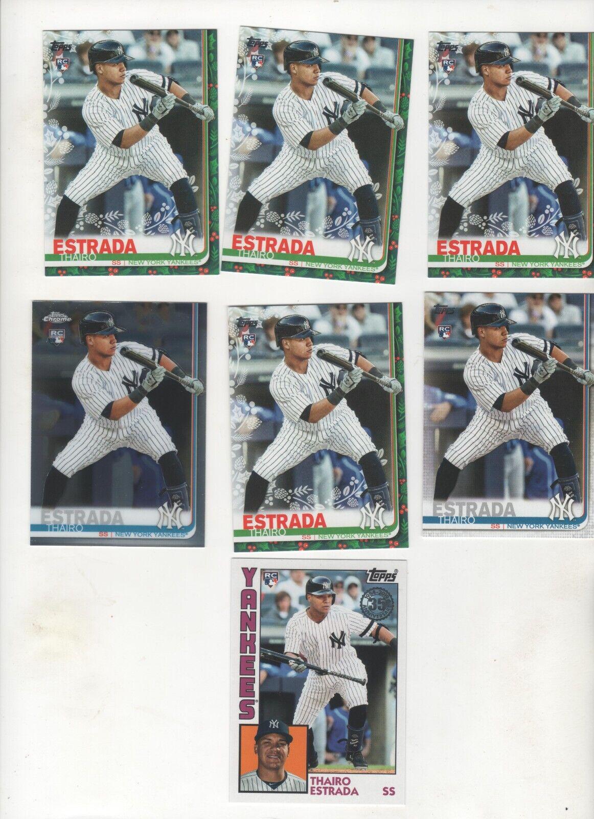 Thairo Estrada #HW114 Baseball Cards 2019 Topps Holiday Mega Box