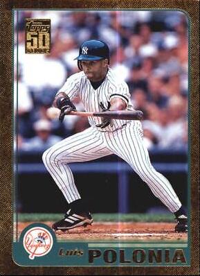 Luis Polonia #42 Baseball Cards 2001 Topps Gold