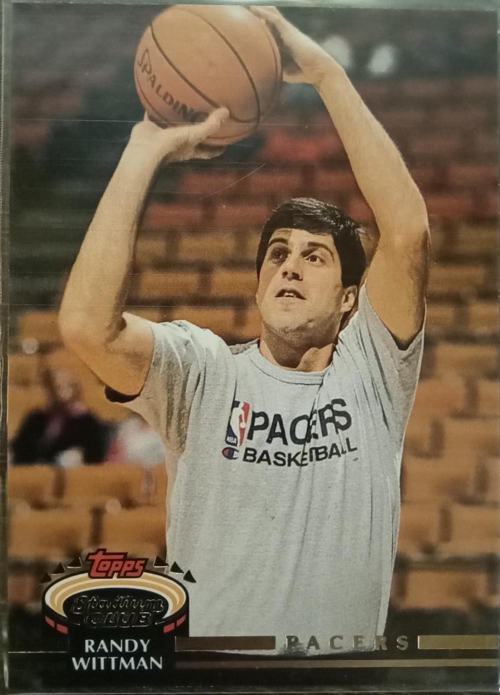 Randy Wittman #129 Basketball Cards 1992 Stadium Club
