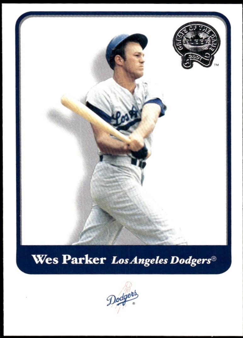 Wes Parker #56 2001 Fleer Greats of the Game Baseball