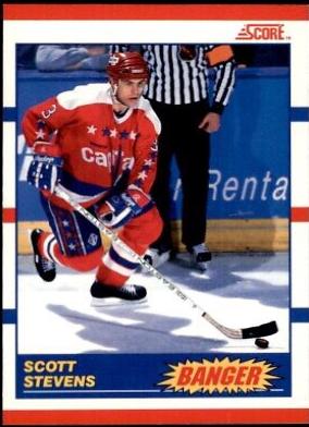 Scott Stevens #341 1990 Score Canadian Hockey