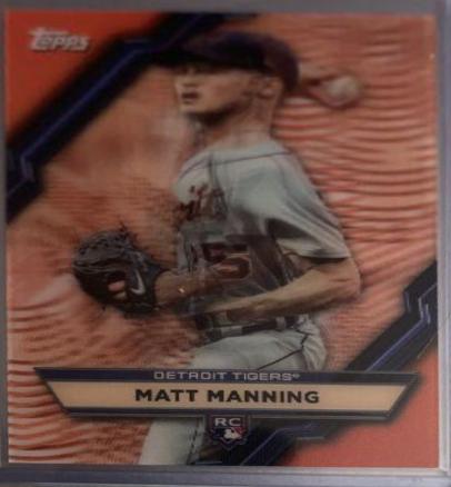 Matt Manning #RCM-12 Baseball Cards 2022 Topps 3D Rookie Class Motion