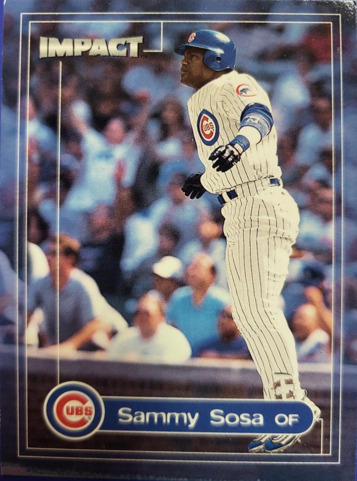 Sammy Sosa #70 Baseball Cards 2000 Fleer Impact