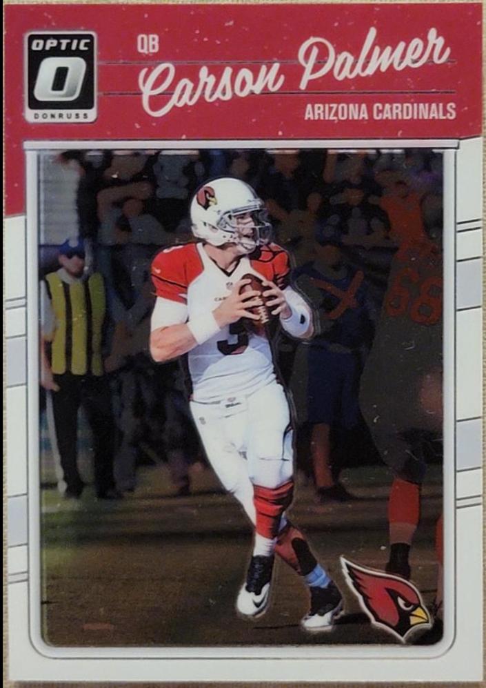 Carson Palmer #1 Football Cards 2016 Panini Donruss Optic