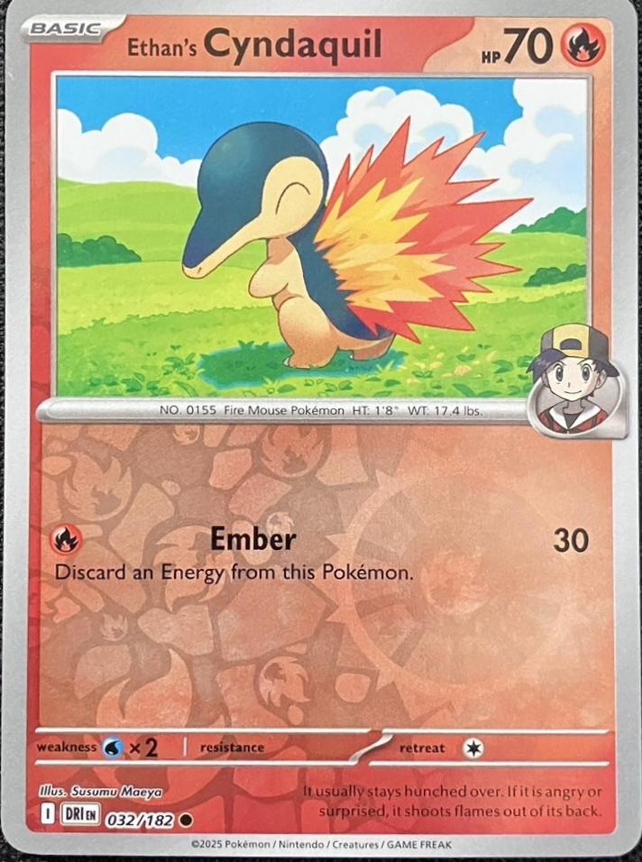 Ethan's Cyndaquil #32 Pokemon Destined Rivals