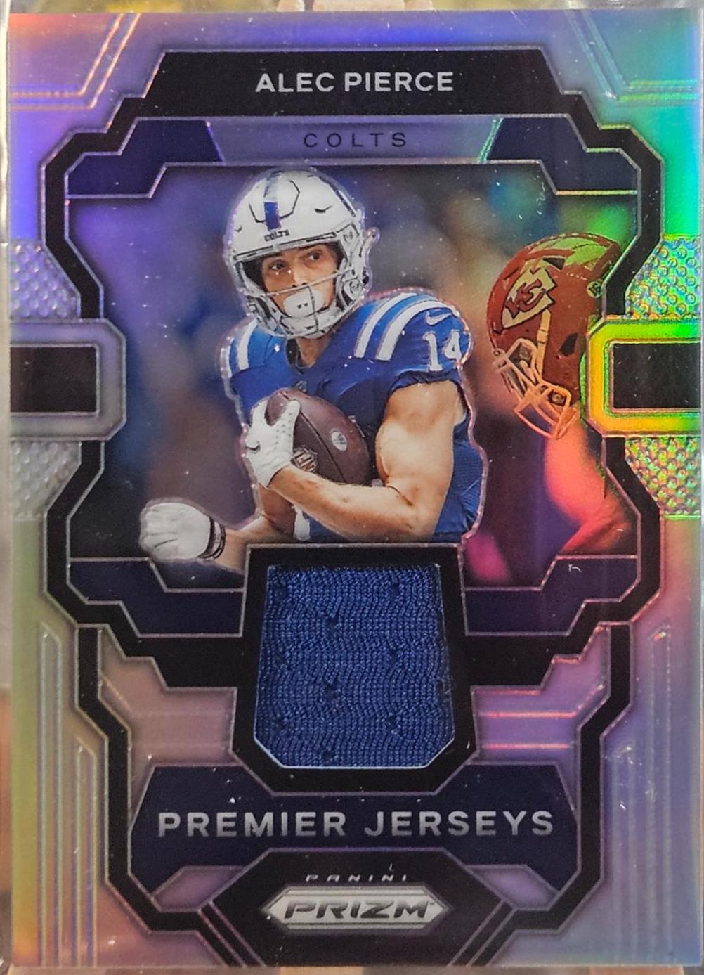 Alec Pierce #PJ-AP Football Cards 2023 Panini Prizm Premier Jerseys