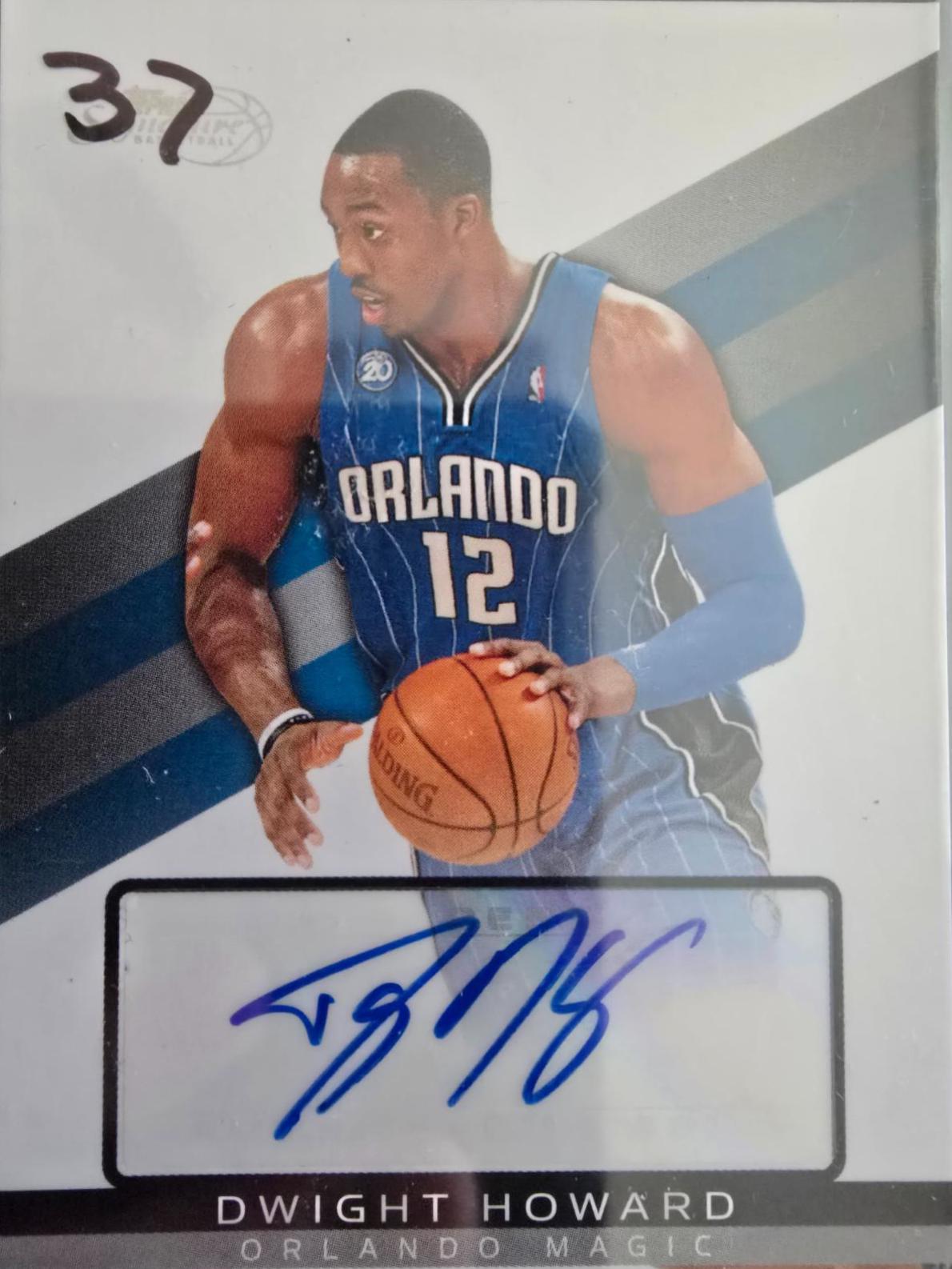 2008 Topps Signature Autographs Dwight Howard #TSA-DH card