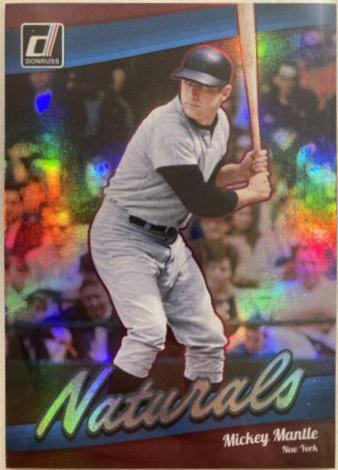 Mickey Mantle #N1 Baseball Cards 2023 Panini Donruss Naturals