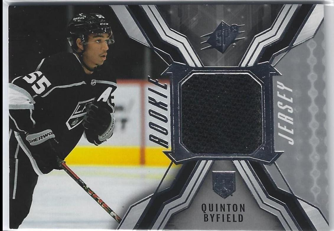 Quinton Byfield #RJ-QB 2021-22 SPx Hockey Rookie Jersey