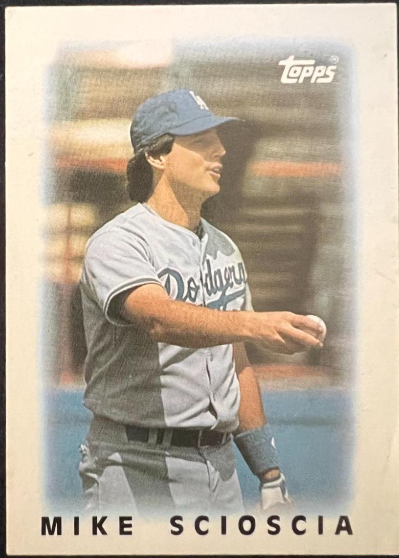 Mike Scioscia #46 Baseball Cards 1986 Topps Mini League Leaders