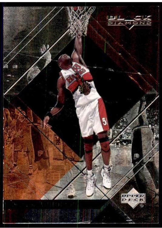 Dikembe Mutombo #1 Basketball Cards 1999 Upper Deck Black Diamond