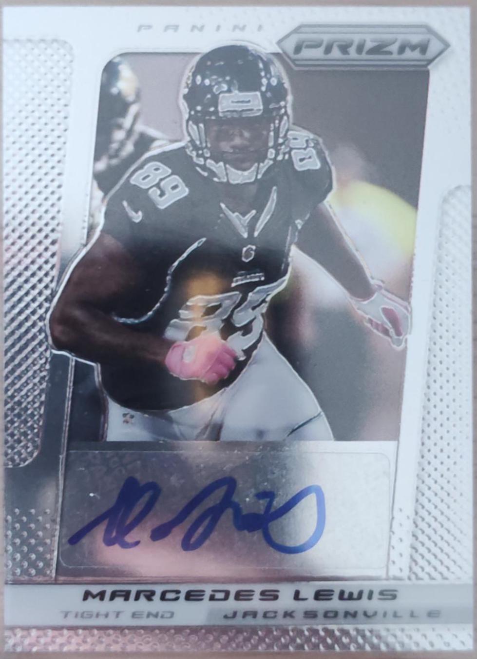 Mercedes Lewis #60 Football Cards 2013 Panini Prizm Autograph