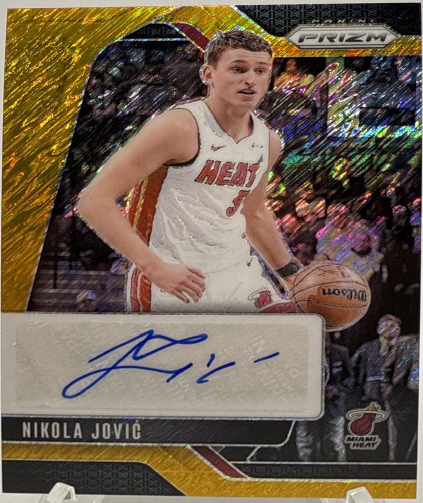 Nikola Jovic #SIG-NJH 2024-25 Panini Prizm Basketball Signatures