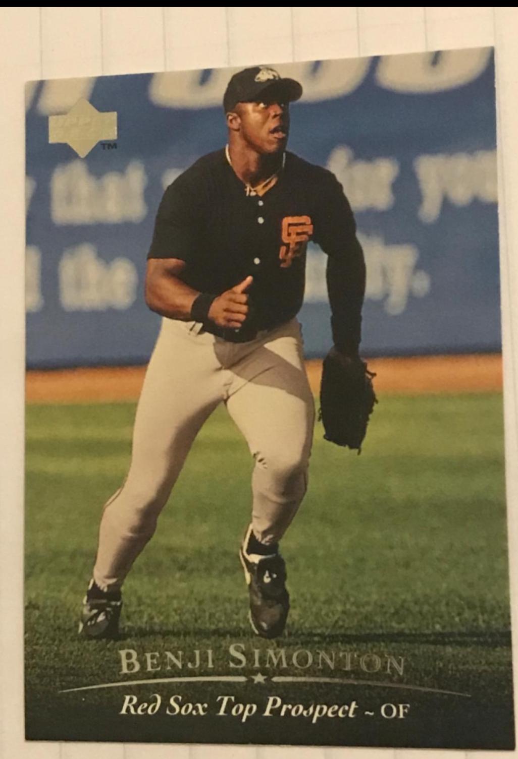 Benji Simonton #55 Baseball Cards 1994 Upper Deck Top Prospects