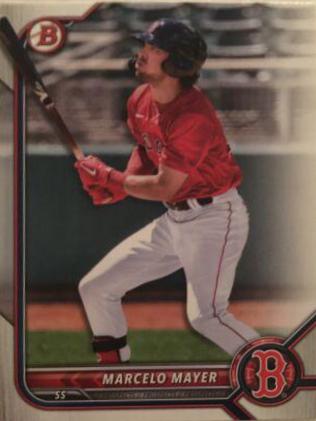 Marcelo Mayer #BP-126 2022 Bowman Paper Prospects Baseball