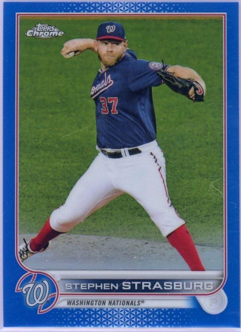 Stephen Strasburg #184 2022 Topps Chrome Baseball