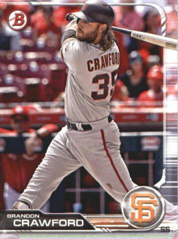 Brandon Crawford #57 2019 Bowman Baseball