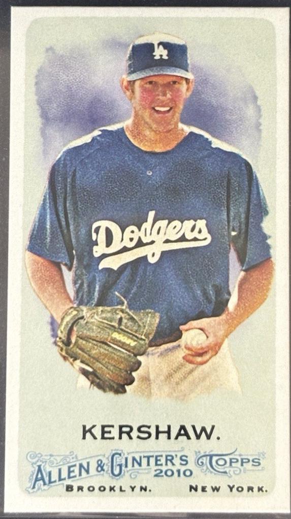 Clayton Kershaw [Mini Allen & Ginter Back] #275