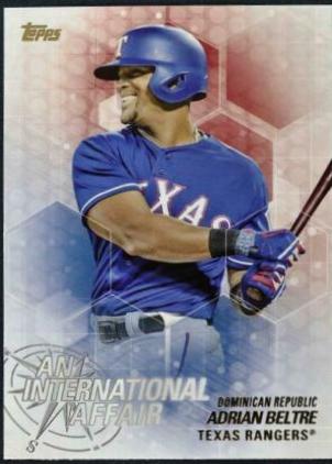Adrian Beltre #IA-14 Baseball Cards 2018 Topps Update an International Affair