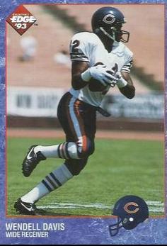 Wendell Davis #26 Football Cards 1993 Collector's Edge