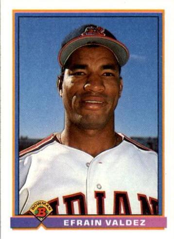 Efrain Valdez #60 Baseball Cards 1991 Bowman