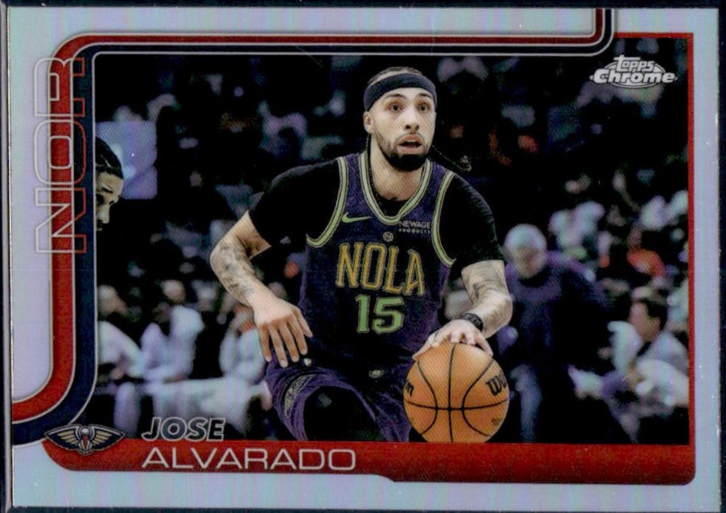 2025 Topps Chrome Jose Alvarado [Refractor] #144 card