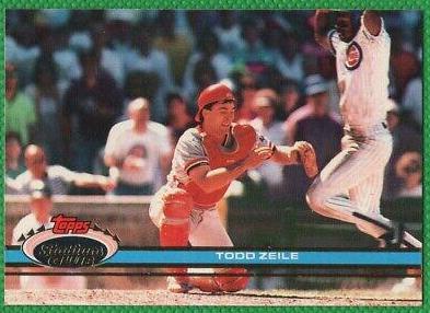 Todd Zeile #255 Baseball Cards 1991 Stadium Club