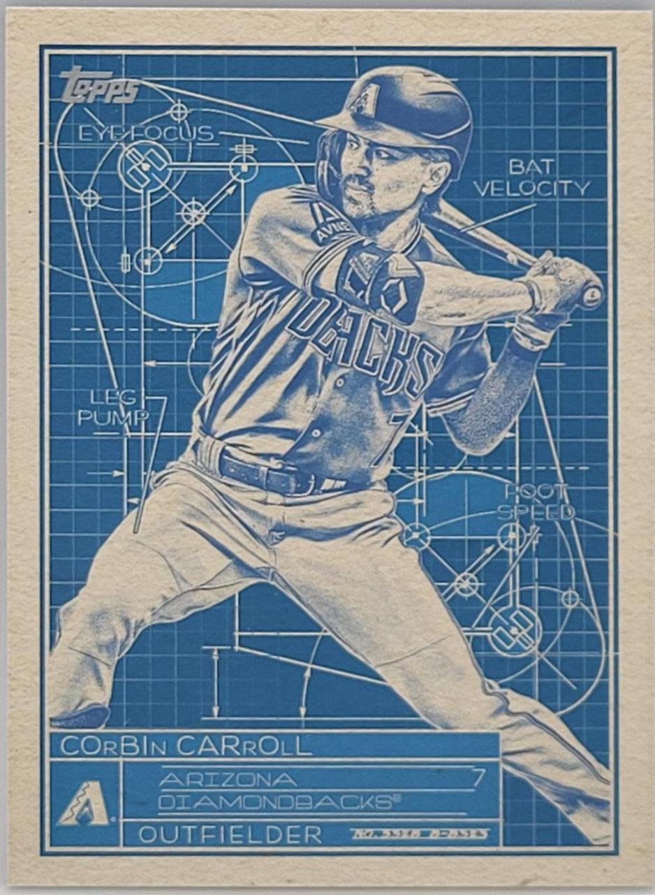 Corbin Carroll #SB-14 Baseball Cards 2024 Topps Superstar Blueprint