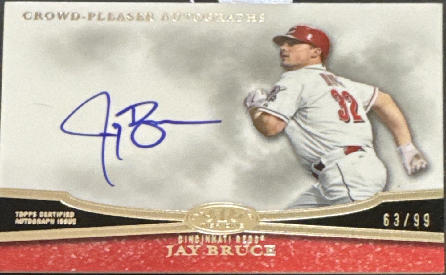 Jay Bruce #CPA-JBR 2013 Topps Tier One Baseball Crowd Pleaser Autographs