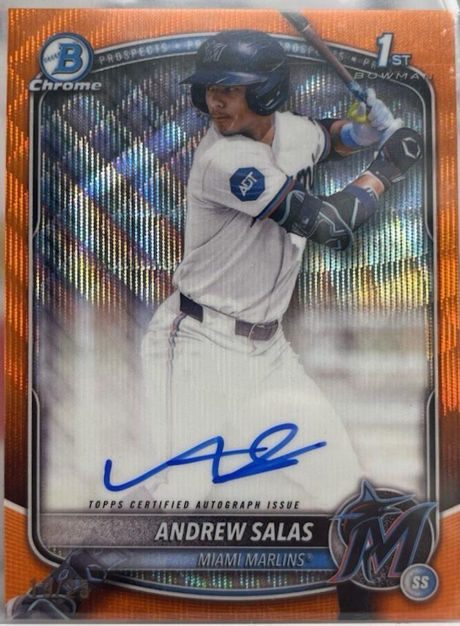 Andrew Salas [Orange Wave Refractor] #CPA-AS