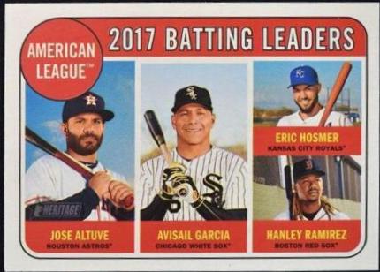 Avisail Garcia, Eric Hosmer, Hanley Ramirez, Jose Altuve #1 Baseball Cards 2018 Topps Heritage