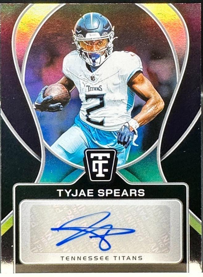 Tyjae Spears #12 2024 Panini Totally Certified Signature Football