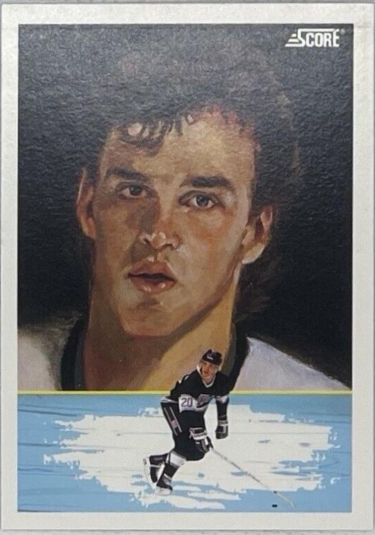 Luc Robitaille #345 Hockey Cards 1991 Score American