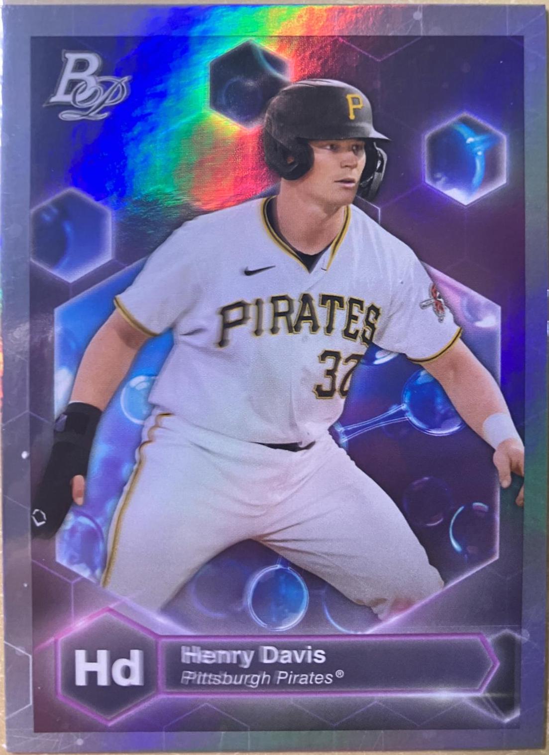 Henry Davis #PE-23 2022 Bowman Platinum Baseball Precious Elements