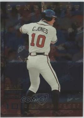 Chipper Jones #32 1998 Leaf Rookies & Stars Baseball