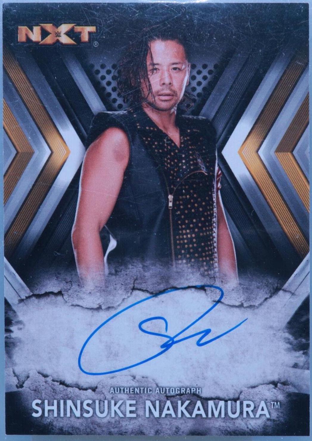Shinsuke Nakamura #RA-SN Wrestling Cards 2017 Topps WWE NXT Autographs