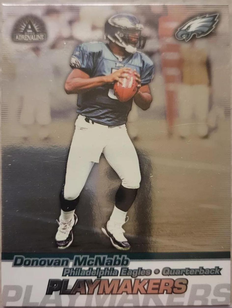 Donovan Mcnabb #12 Football Cards 2002 Pacific Adrenaline