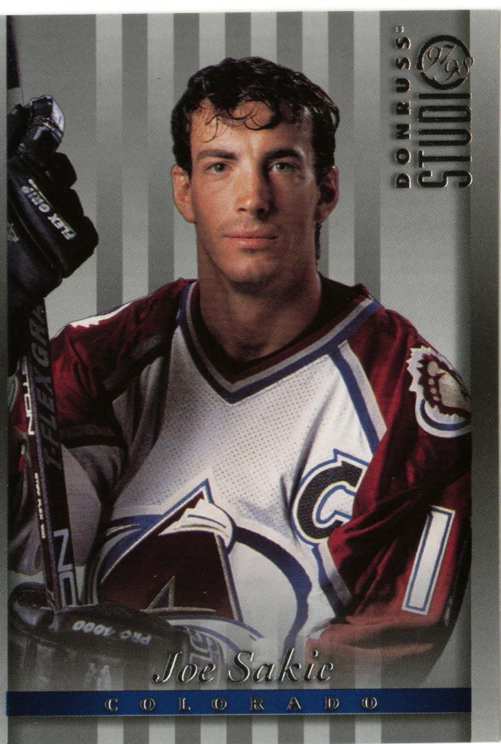 Joe Sakic #23 1997 Donruss Studio Hockey