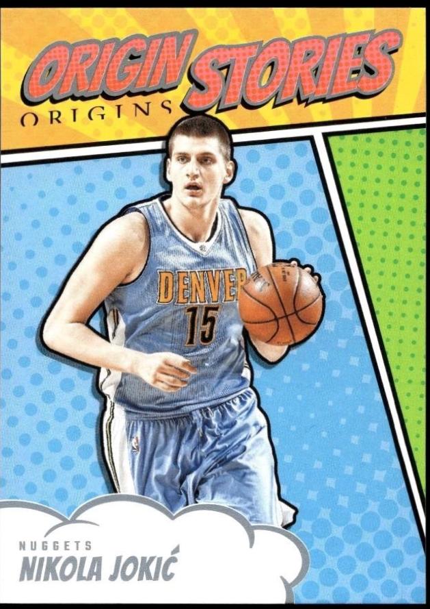 Nikola Jokic #24 Basketball Cards 2024 Panini Origins Origin Stories