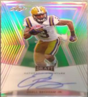 Odell Beckham Jr. #BA-OBJ Football Cards 2014 Leaf Metal Draft Autographs