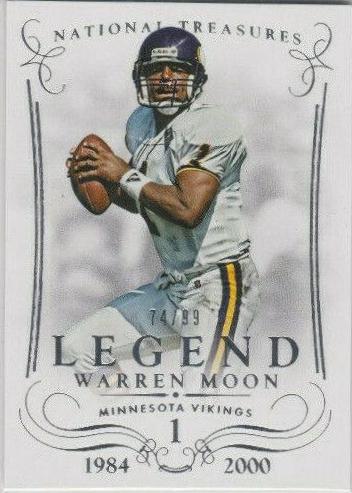 Warren Moon #180 Football Cards 2014 Panini National Treasures