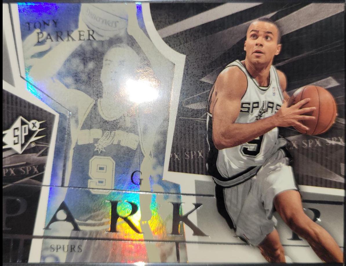 Tony Parker #77 Basketball Cards 2003 Spx