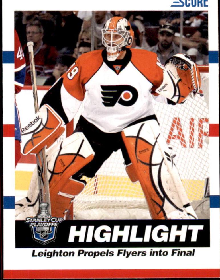 Michael Leighton #498 Hockey Cards 2010 Panini Score