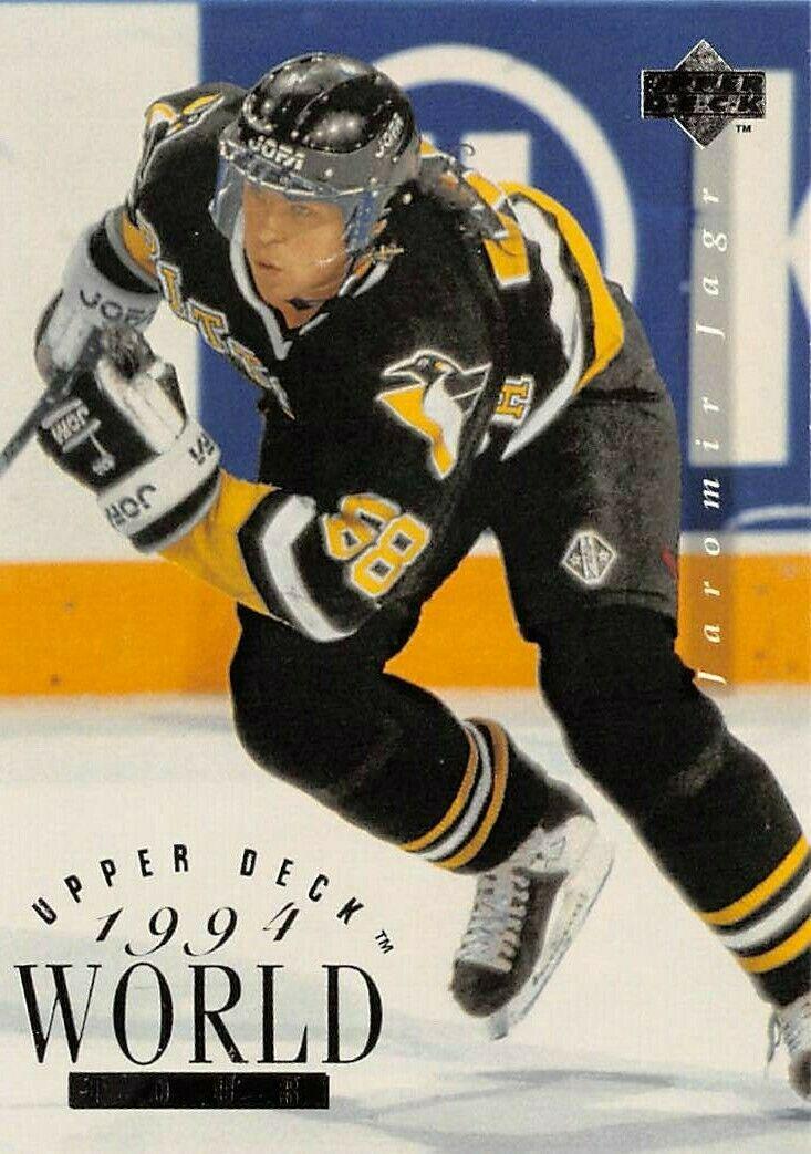 Jaromir Jagr #544 Hockey Cards 1994 Upper Deck