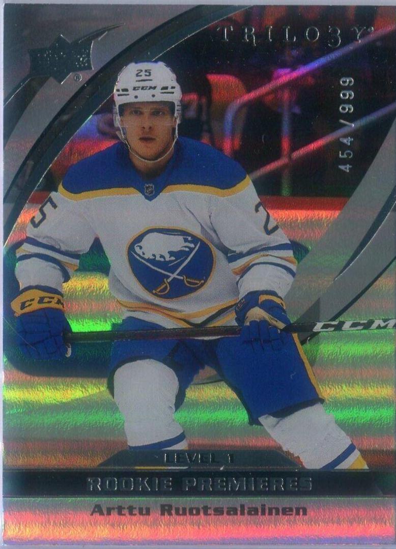 Arttu Ruotsalainen #28 Hockey Cards 2021 Upper Deck Trilogy