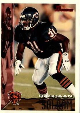 Rashaan Salaam #21 Football Cards 1995 Bowman