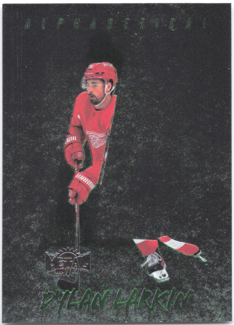 Dylan Larkin #A-12 Hockey Cards 2024 SkyBox Metal Universe Alphabetical